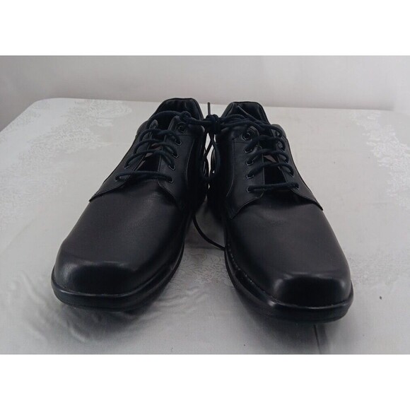 Apex Ambulator Shoes Mens 14W Black Leather B4000M NEW main image 3